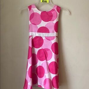 Pink Polka Dot Kids Dress